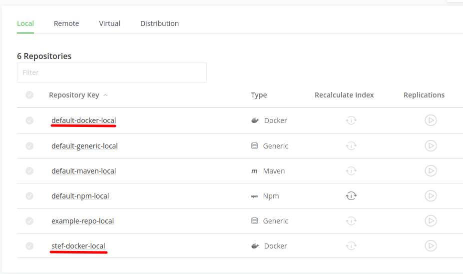 repository docker supplémentaire