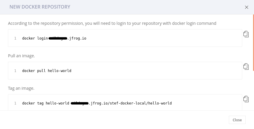 set me up artifactory 1/2