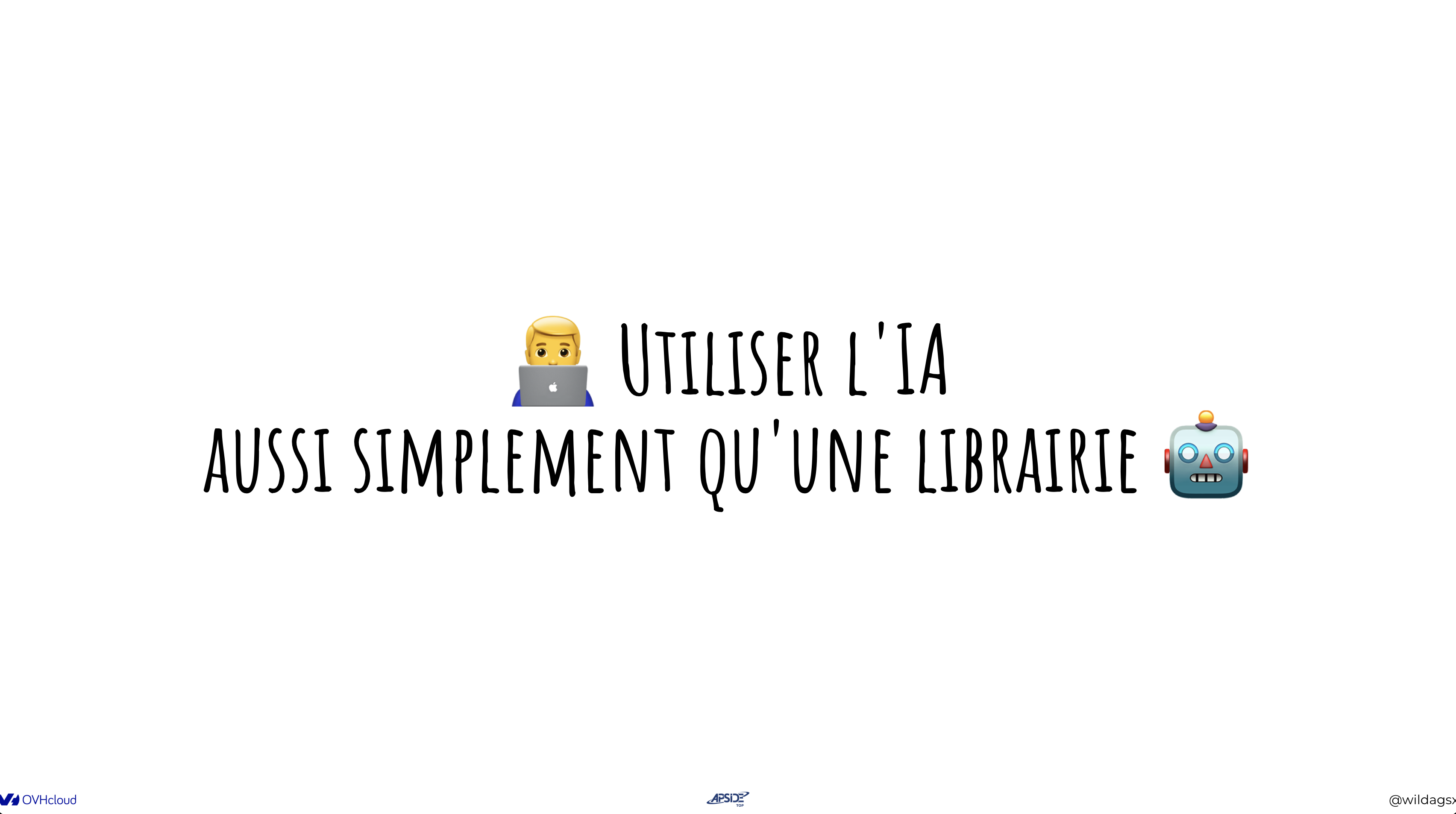🎤 Talks donnés à Apside Camp 🎤