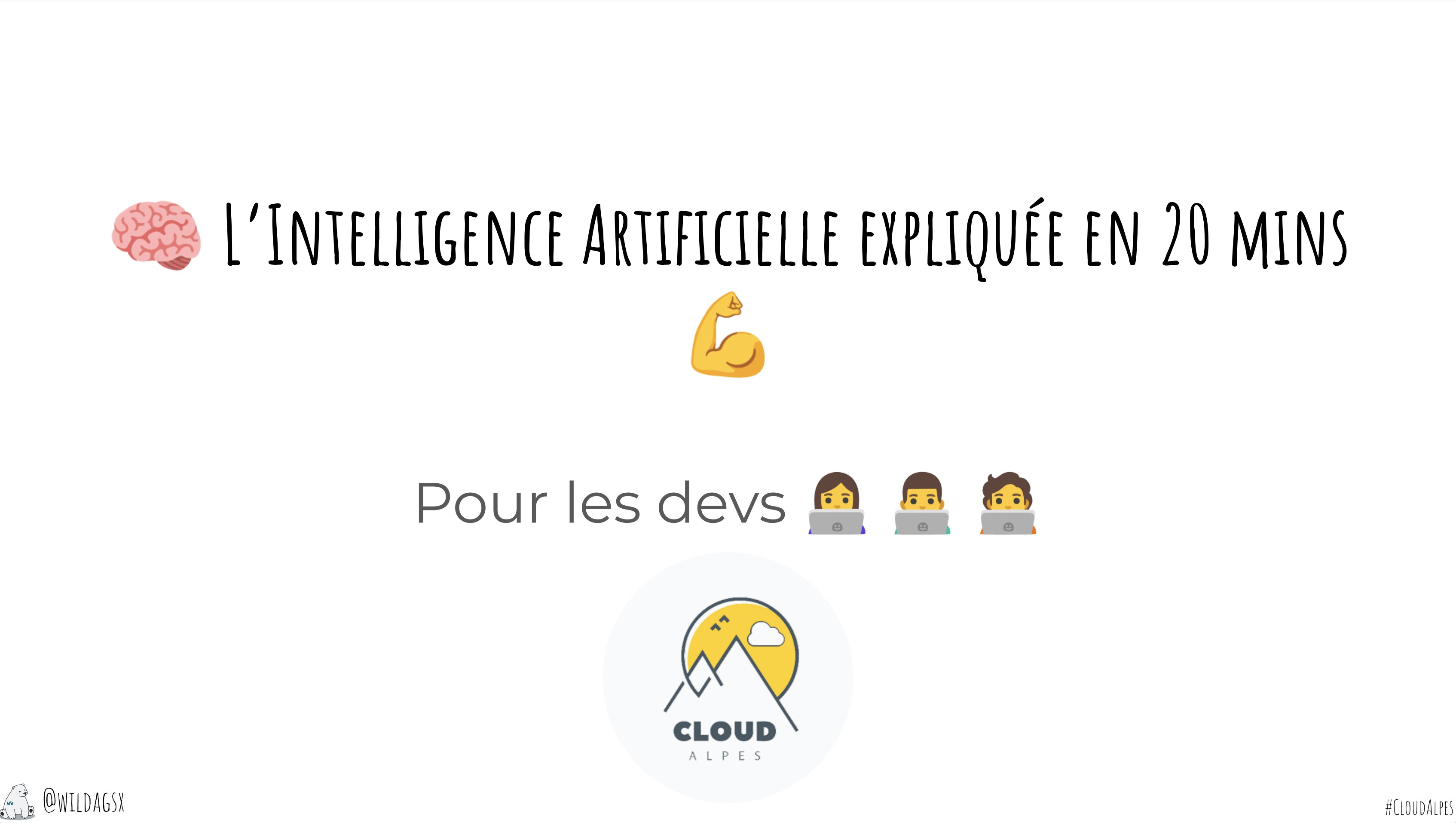 🎤 Talks donnés à Cloud Alpes 🎤
