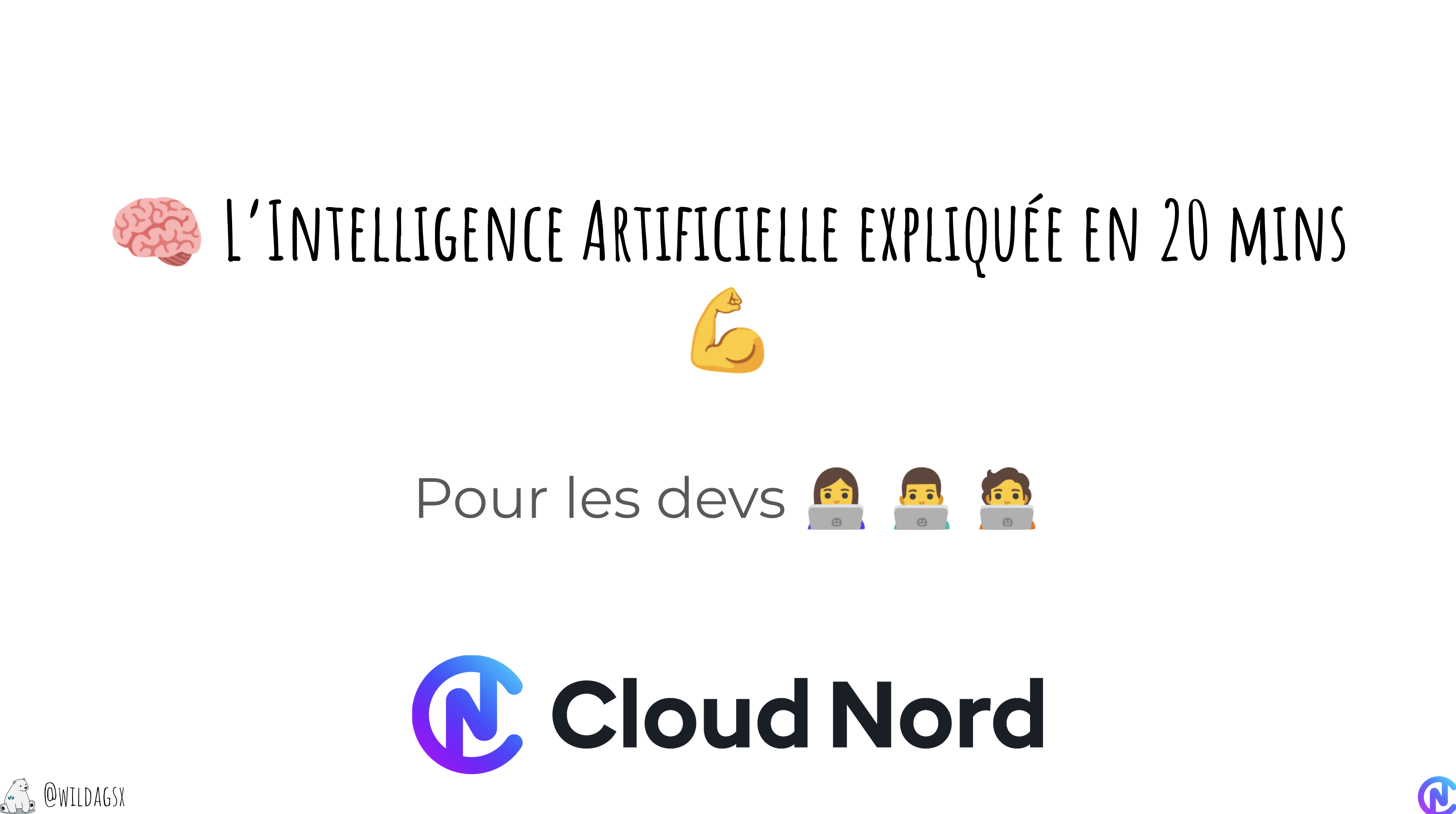 🎤 Talks donnés à Cloud Nord 🎤