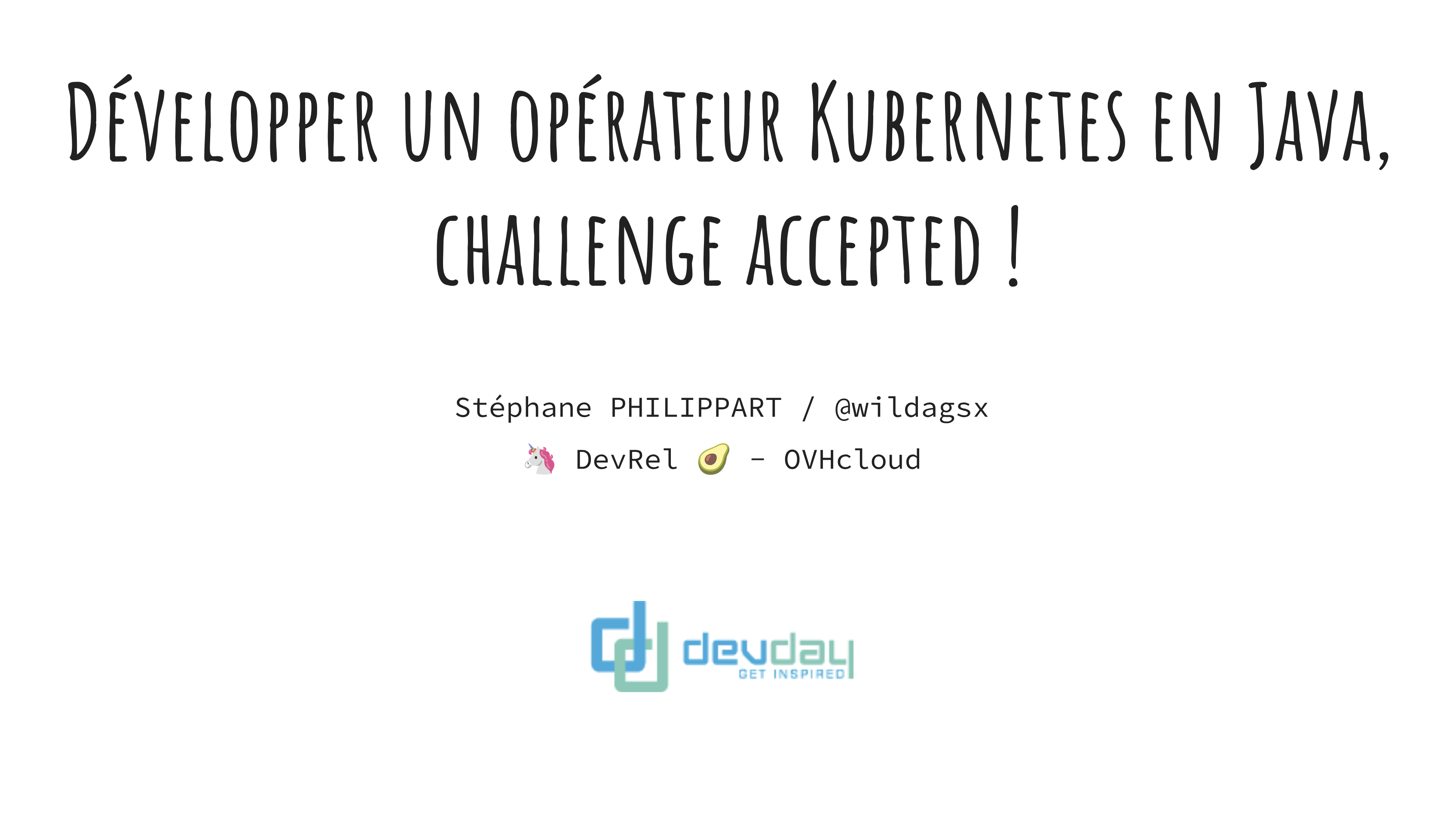 🎤 Talks donnés à DevDay 🎤