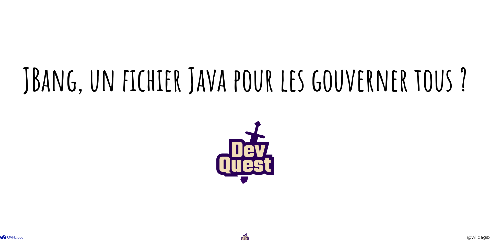 🎤 Talks donnés à DevQuest 🎤