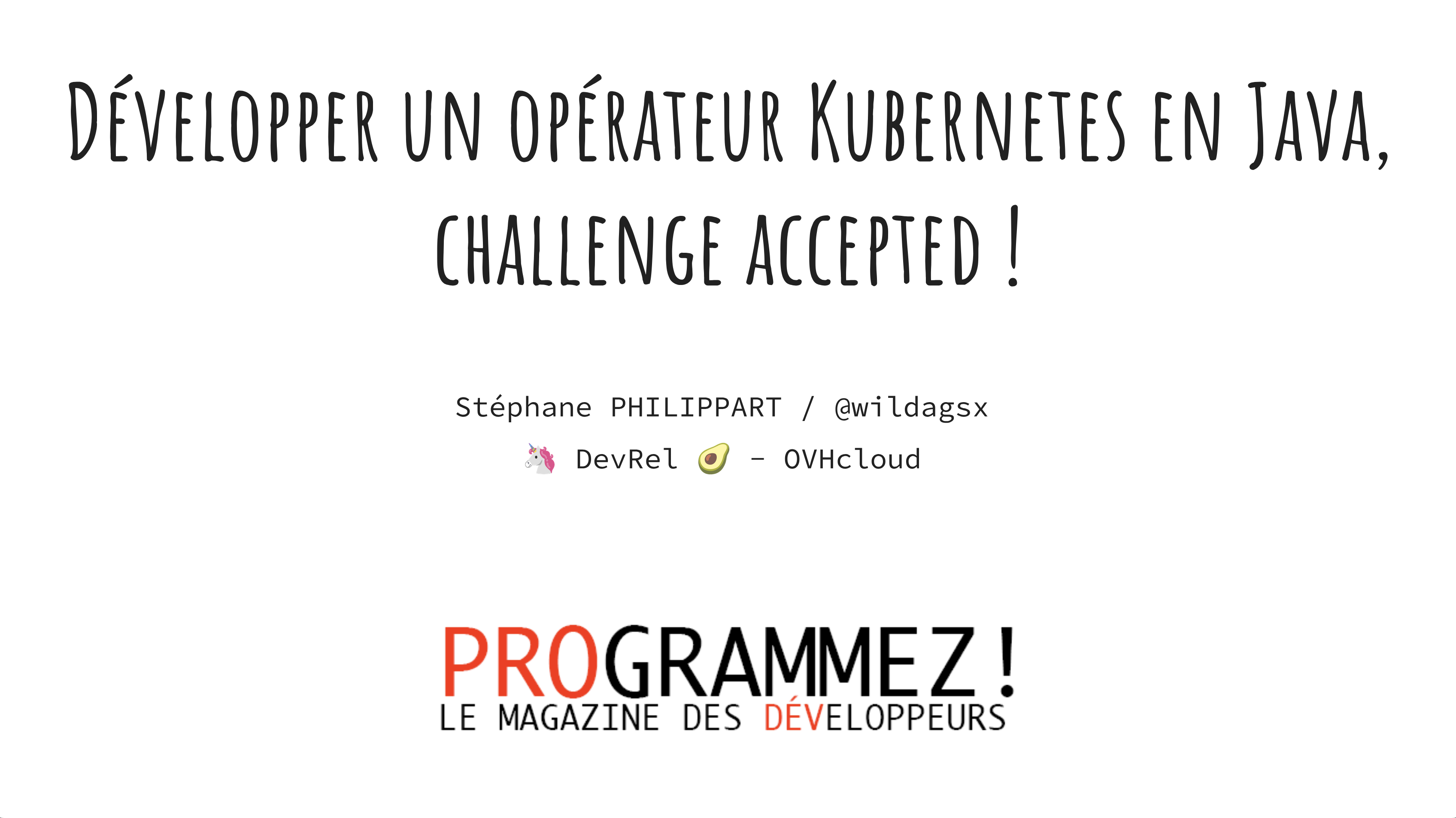 🎤 Talks donnés à Meetup Programmez 🎤