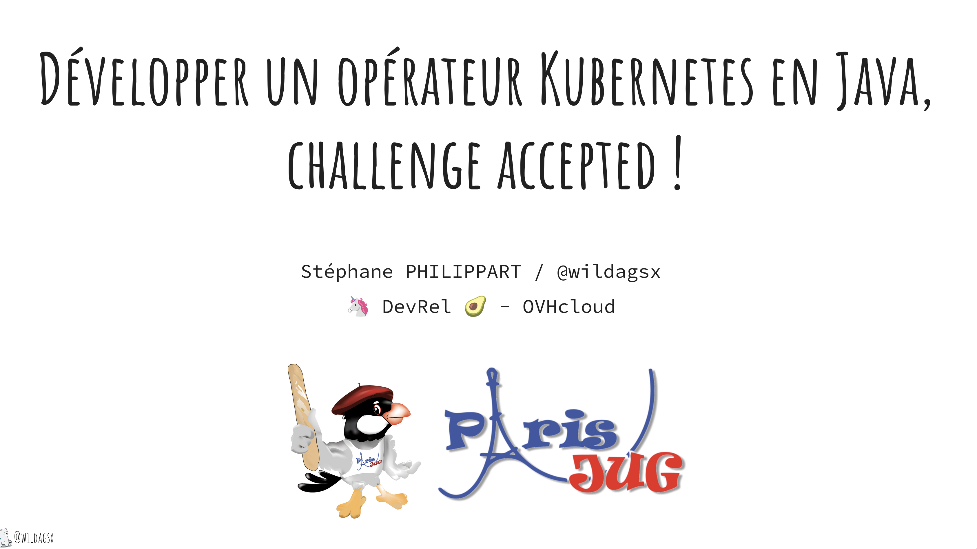 🎤 Talks donnés à Paris JUG 🎤