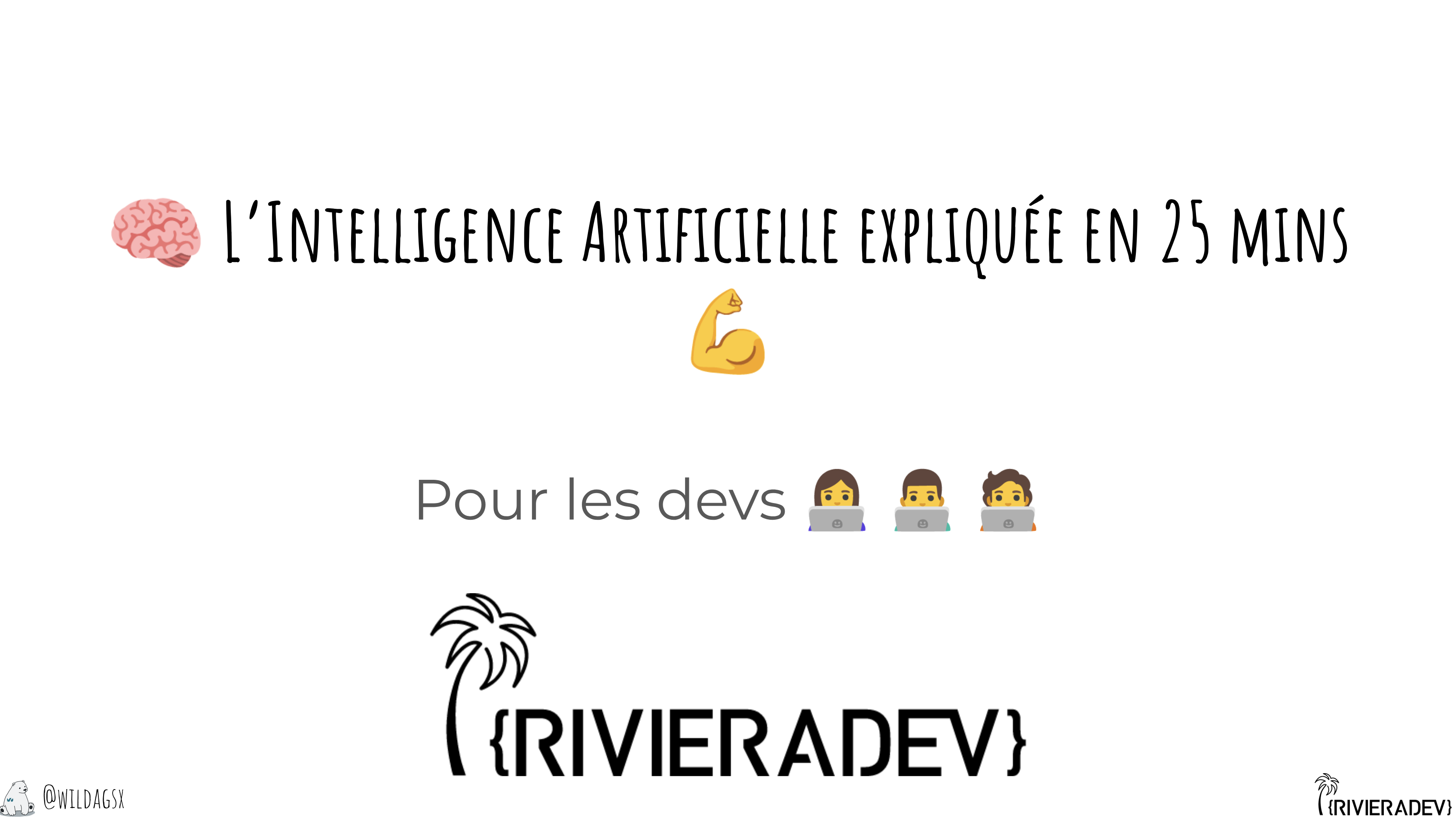 🎤 Talks donnés à Riviera Dev 🎤